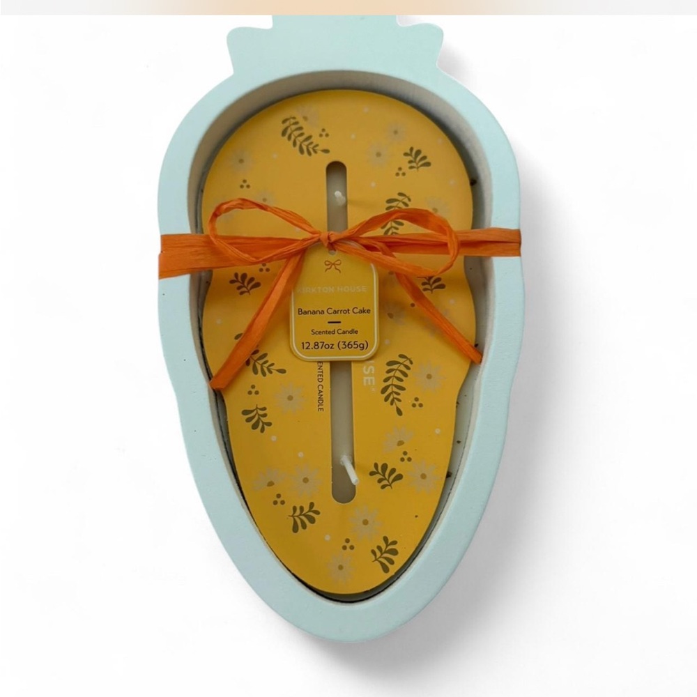 Kirkton House wooden Easter carrot shaped scented candle